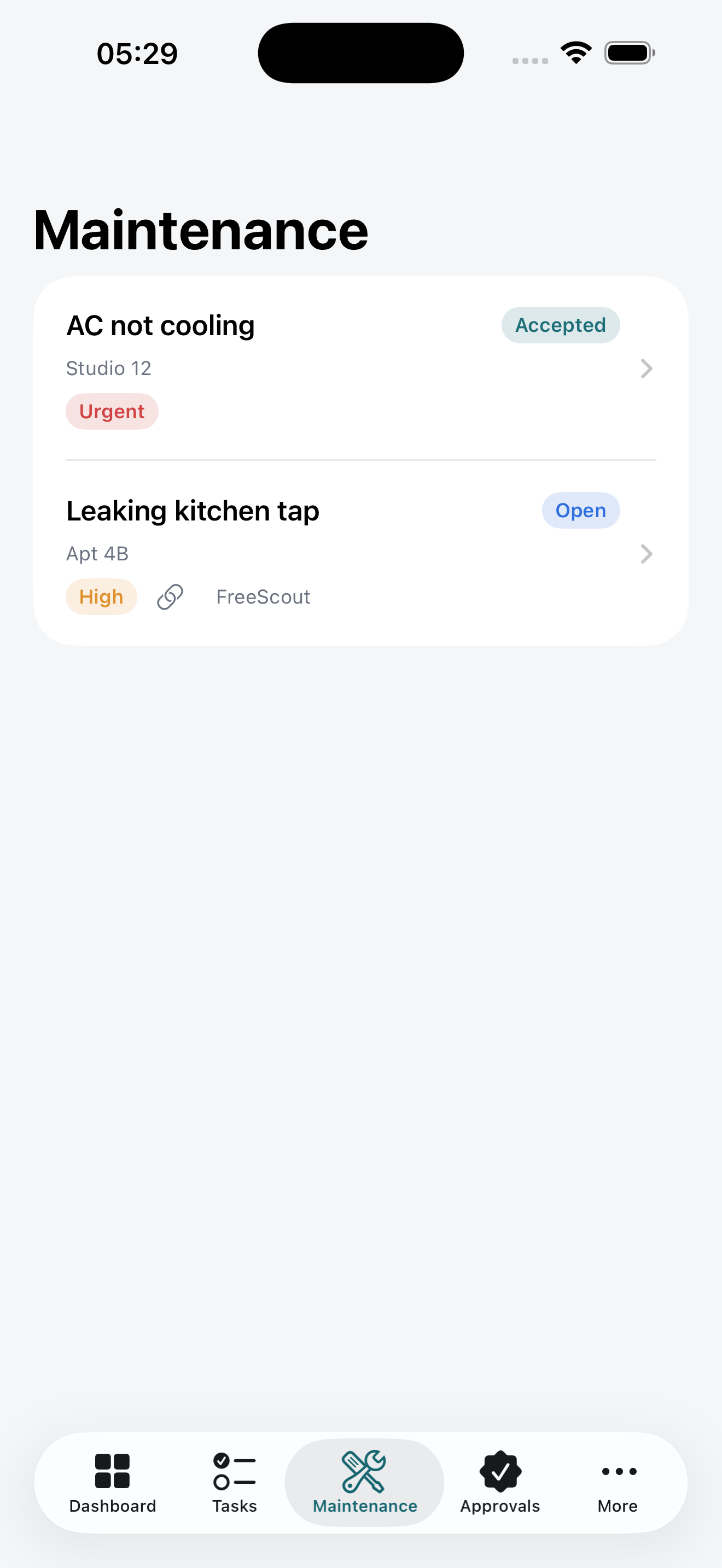 HospitalityOps iOS Maintenance